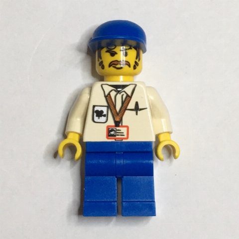 Minifigurka Cameraman - Blue Legs, Blue Cap