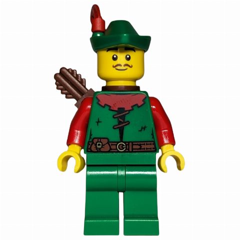 Minifigurka Forestman, Quiver, Thin Moustache