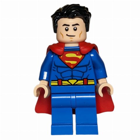 Minifigurka Superman, Plain Legs, Rubber Cape