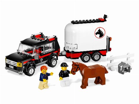 Zestaw LEGO® 4WD with Horse Trailer (City)