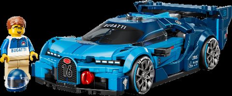 Zestaw LEGO Bugatti Vision GT Hyper Sports Car (Speed Champions)
