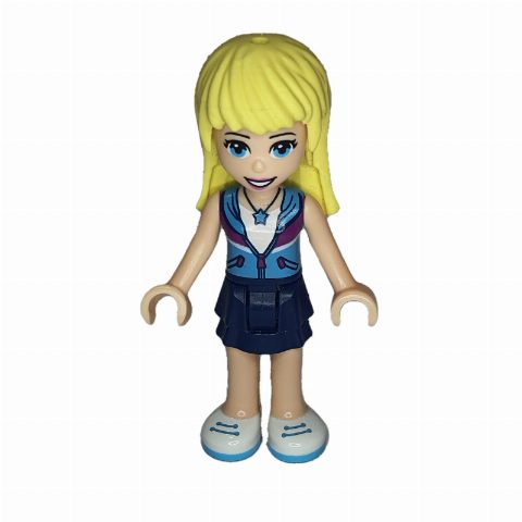 Minifigurka Stephanie - Medium Azure Jacket, Dark Blue Skirt