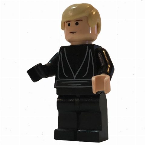 Minifigurka Luke Skywalker, Black Robes, Black Eyes, Black Right Hand