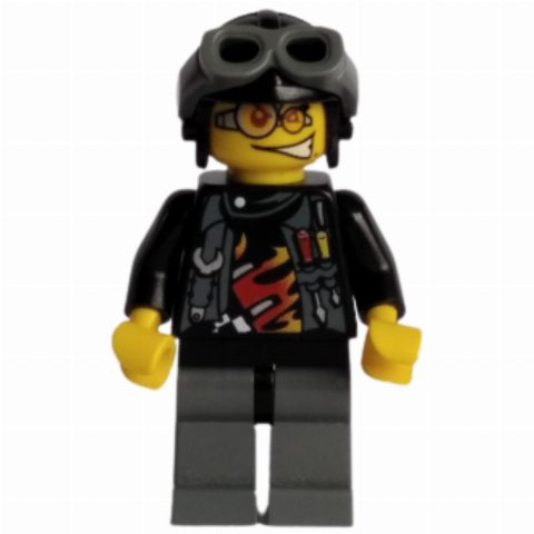 Minifigurka Race Driver - Billy Bob Blaster
