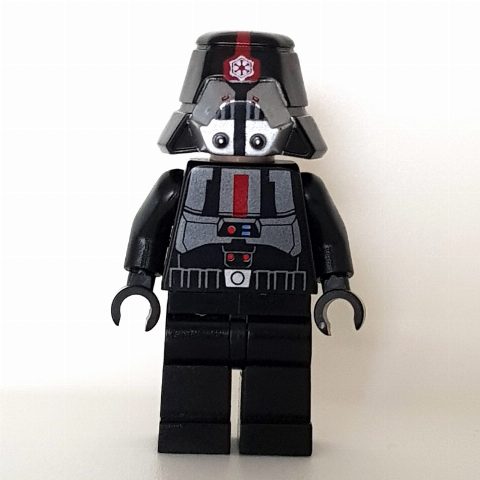Minifigurka Sith Trooper, Black, Plain Legs