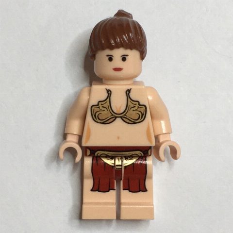 Minifigurka Princess Leia, Slave Outfit, Black Eyes