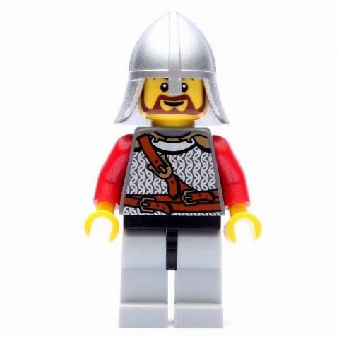 Minifigurka Lion Knight, Helmet, Beard