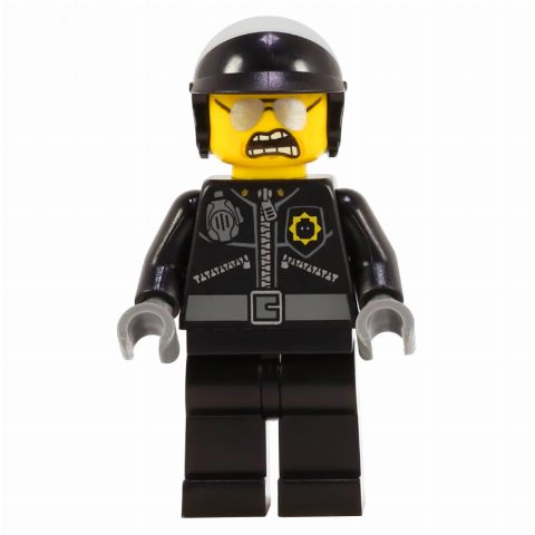 Minifigurka Bad Cop / Good Cop with Wide Angry Mouth