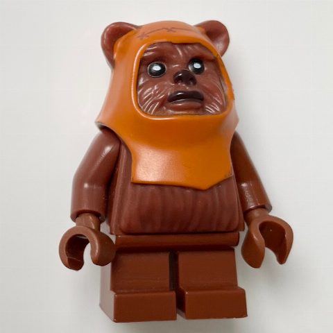 Minifigurka Wicket, Ewok, Dark Orange Hood
