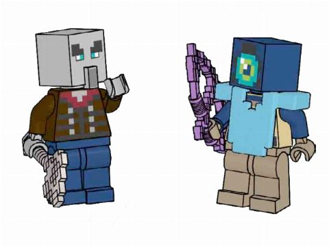 Zestaw LEGO Hero with Illager (Minecraft)