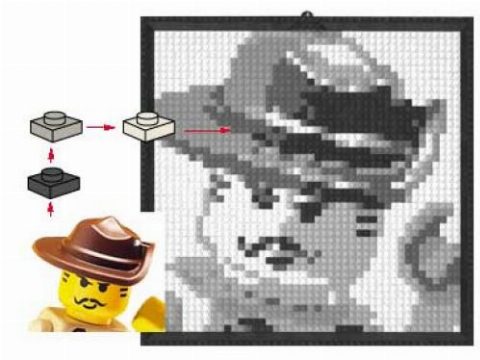 Zestaw LEGO Lego Mosaic Johnny Thunder (Sculptures)