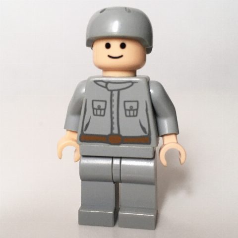 Minifigurka Rebel Technician / Ground Crew, Light Bluish Gray Uniform