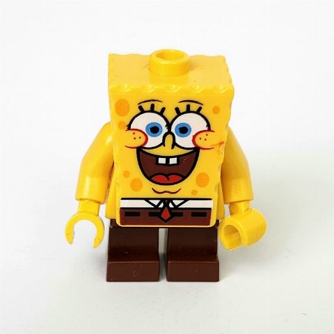 Minifigurka SpongeBob Squarepants with Big Smile with No Bottom Teeth