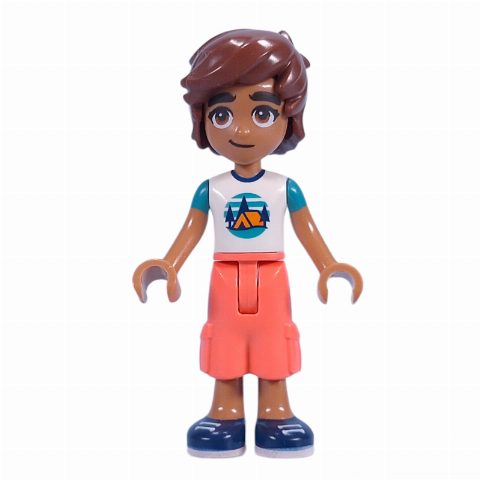 Minifigurka Leo - Adventure Camp, Coral Pants