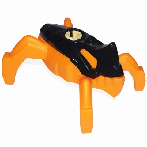 Minifigurka Hero Factory Jumper, Black Top, Orange Base