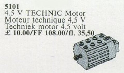 Zestaw LEGO® 4.5v TECHNIC Motor (Service Packs)