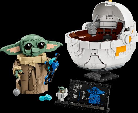 Zestaw LEGO Grogu with Hover Pram (Star Wars)