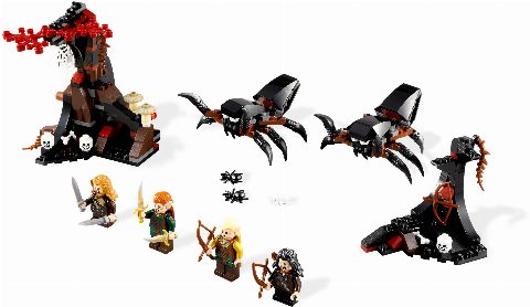 Zestaw LEGO Escape from Mirkwood Spiders (The Hobbit and Lord of the Rings)