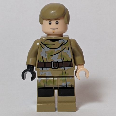 Minifigurka Luke Skywalker - Dark Tan Endor Outfit, Dark Tan Hair