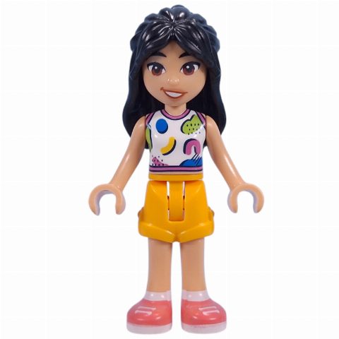 Minifigurka Liann - White Top, Bright Light Orange Skirt