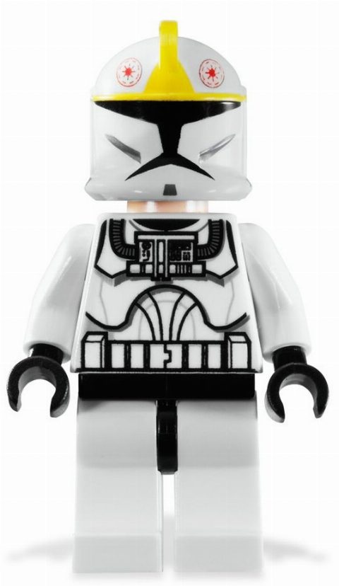 Minifigurka Clone Pilot, Phase I Armor, Brown Eyes