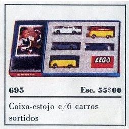 Zestaw LEGO® 1:87 6 European Cars (System)