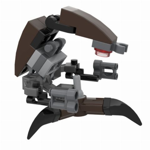 Minifigurka Droideka / Destroyer Droid, Dark Brown Shell
