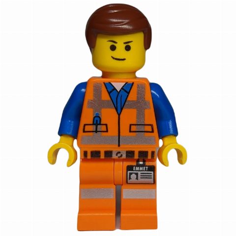 Minifigurka Emmet, Eyebrows, Happy / Scream