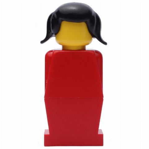 Minifigurka LEGOLAND Female Red Torso, Red Legs