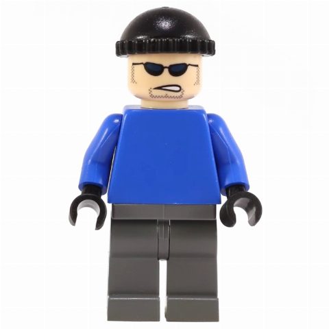 Minifigurka Mr. Freeze's Henchman with Plain Blue Torso