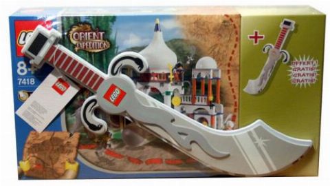 Zestaw LEGO Scorpion Palace and Foam Scimitar (Adventurers)