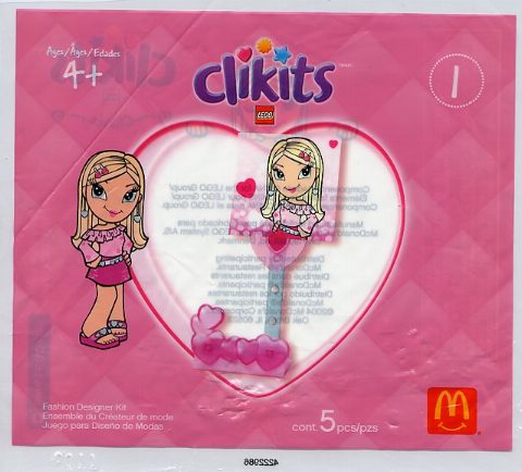 Zestaw LEGO Fashion Designer Kit 1 (Clikits)