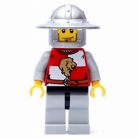 Minifigurka Lion Knight, Wide Brim Helmet
