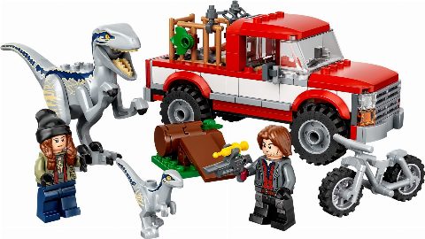 Zestaw LEGO Blue & Beta Velociraptor Capture (Jurassic World)