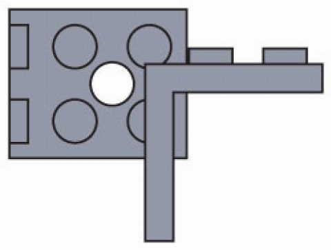 Zestaw LEGO® 2 x 2 Angle Plate (Pack of 25) (Educational and Dacta)