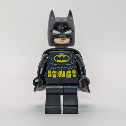 Minifigurka Batman, Black Suit, Black Cape and Cowl, Rubber Cape
