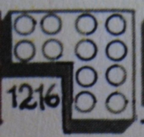 Zestaw LEGO® 4 x 4 Corner Bricks (System)
