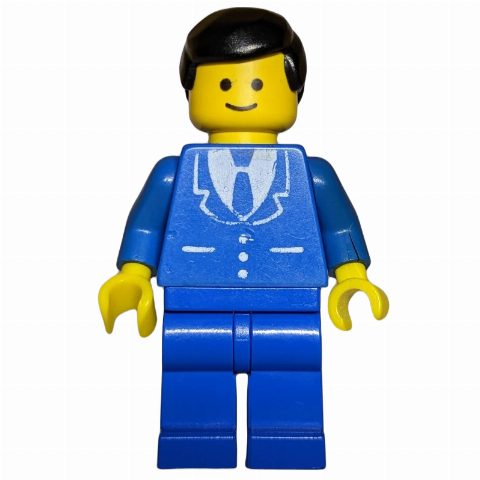 Minifigurka Man - Blue Suit, Blue Legs