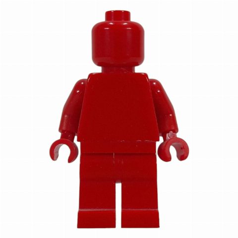 Minifigurka Monochrome Red, 28621 Head