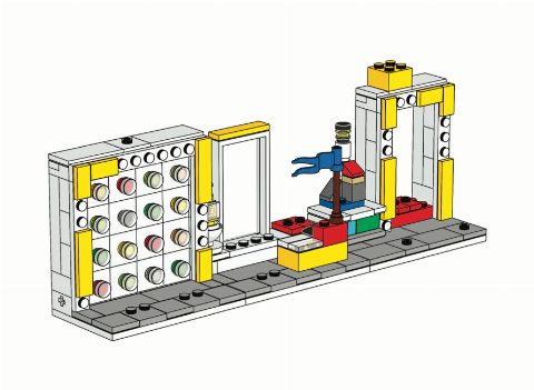 Zestaw LEGO LEGO Store Minifigure Stand (Other)
