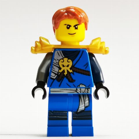 Minifigurka Jay in Honor Robes with Hair and Pearl Gold Shoulder Armour (Day of the Departed)