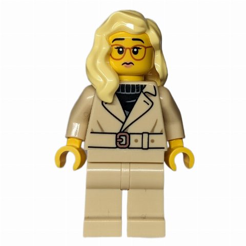 Minifigurka Woman, Tan Trenchcoat