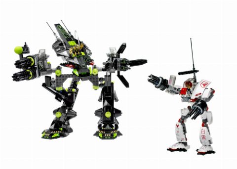Zestaw LEGO Bridge Walker vs. White Lightning (Exo-Force)