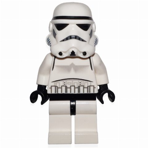 Minifigurka Stormtrooper, Plain Black Head, Black Lines on Nose Vent
