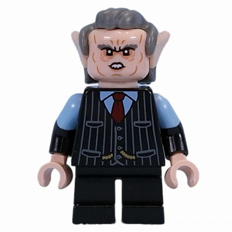 Minifigurka Goblin - Dark Bluish Grey Hair, Black Torso, Black Legs
