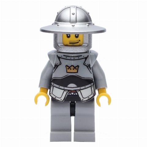 Minifigurka Knight, Armor, Wide Brim Helmet