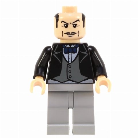 Minifigurka Alfred Pennyworth, Printed Black Hair