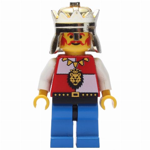 Minifigurka King (Royal Knights) - Blue Legs, Black Hips
