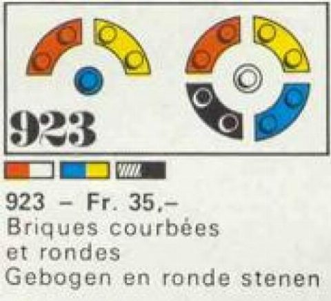 Zestaw LEGO 50 bricks, curved and round (System)