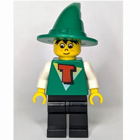 Minifigurka Timmy - Green Wizard Hat, Black Legs